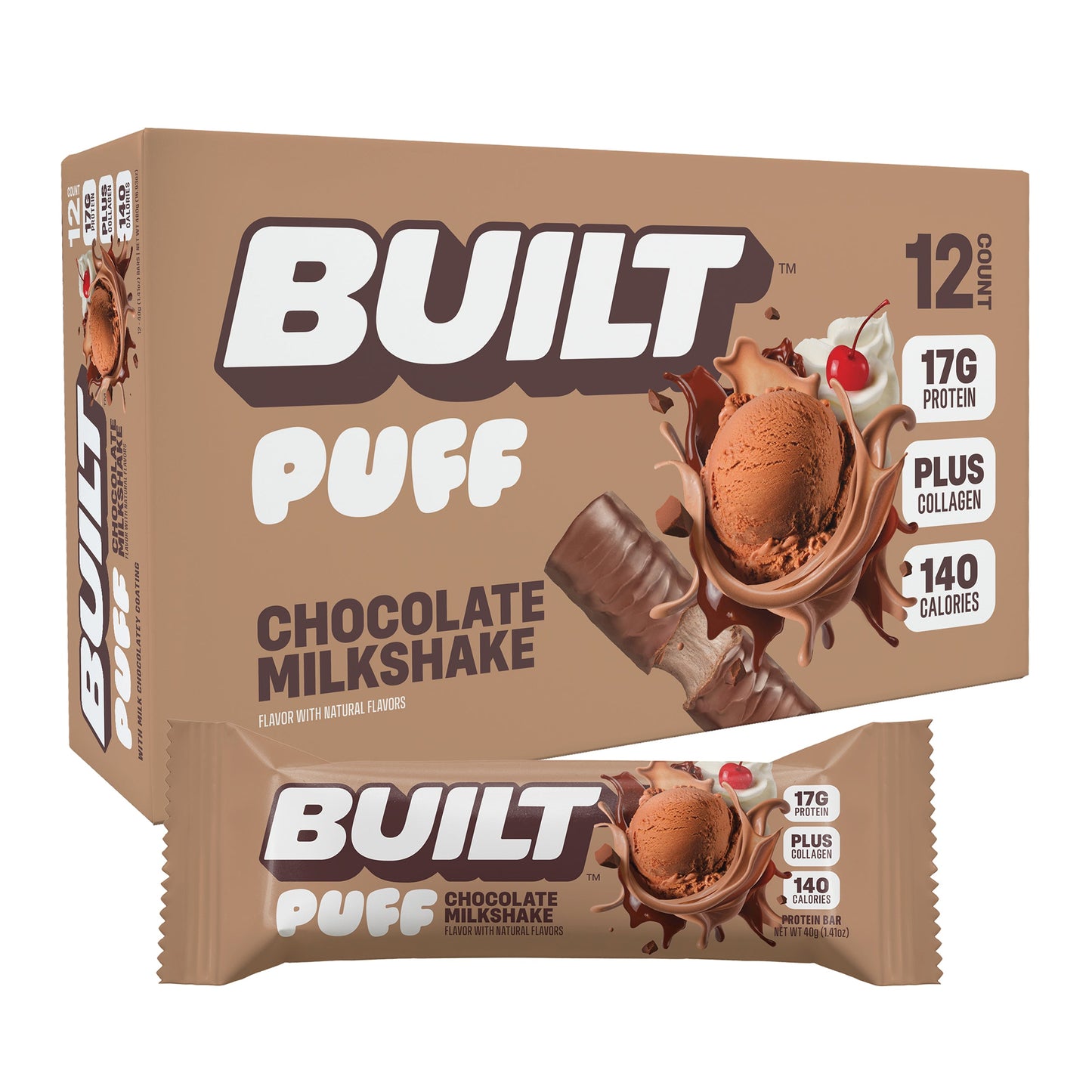 Chocolate Milkshake Puff